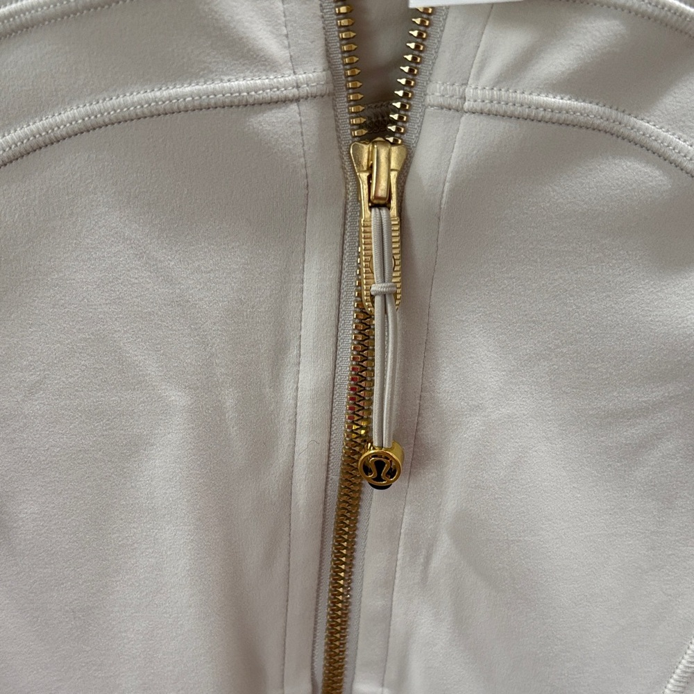 lululemon athletica Cream Zip-Up Bomber Jacket - Picture 3 of 3
